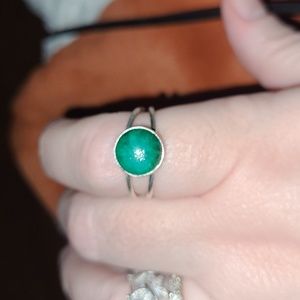 Malachite ring